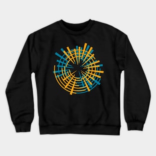 Mech Eye Yellow Blue Crewneck Sweatshirt